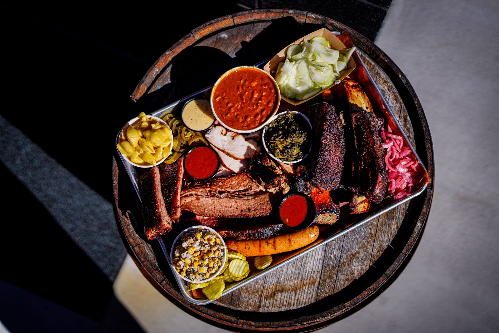 Loaded BBQ plate